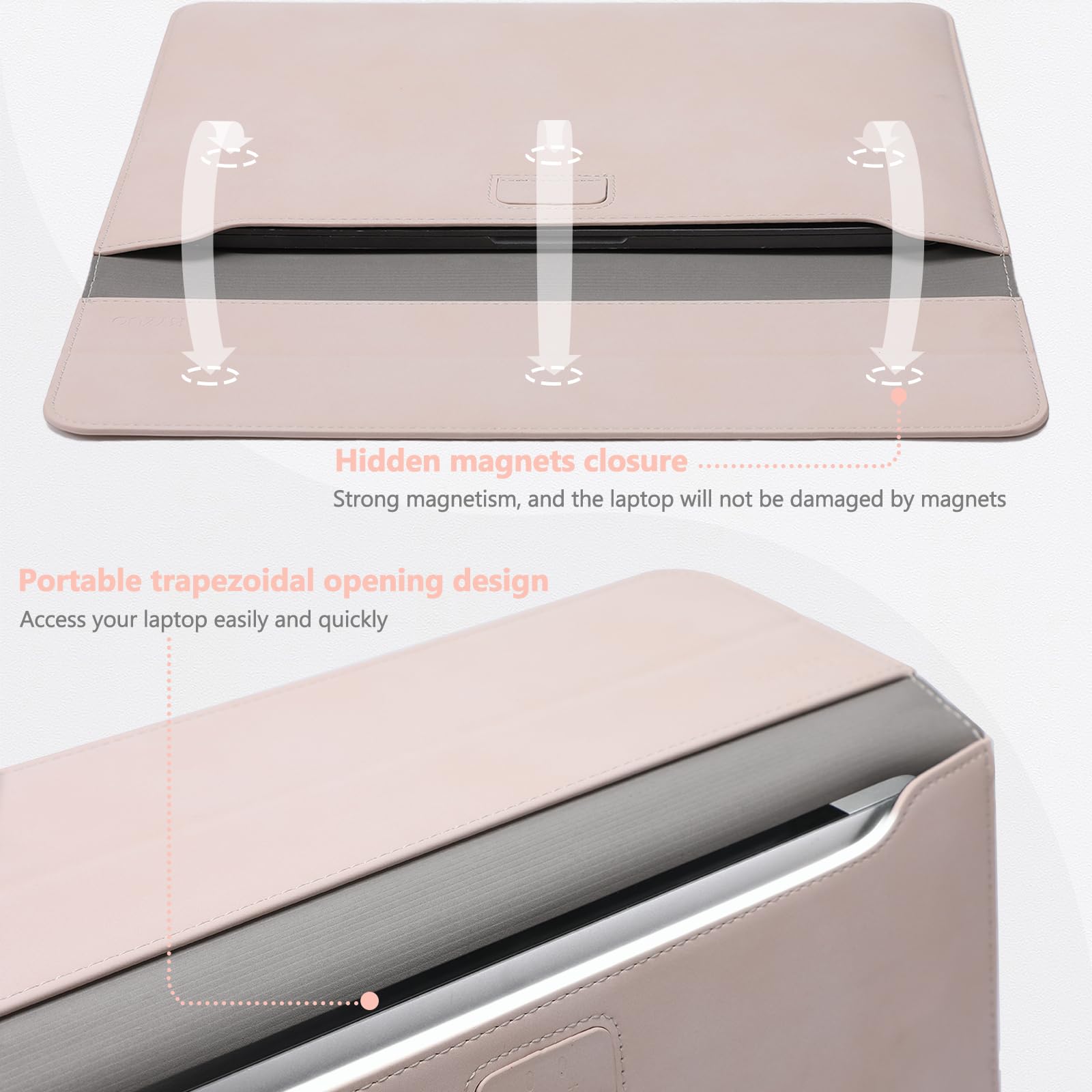 Amazon.com: HYZUO 13 Inch Laptop Sleeve Case with Stand for